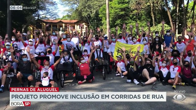 Um projeto social mostra que corridas de rua podem ser para todos. Quem conta mais sobre o pernas de aluguel é o repórter Wilson Delísola, do jornal Metro.