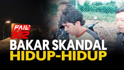 Bakar skandal hidup-hidup!