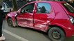 Acidente entre automóveis é registrado na Av. Brasil, no centro de Cascavel