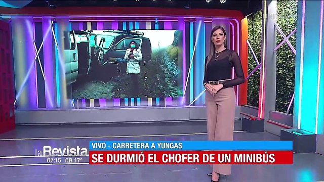 Al menos seis heridos luego de impacto entre dos minibuses en la carretera a los Yungas