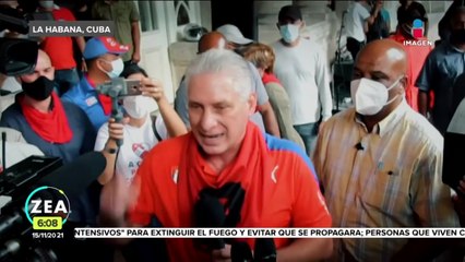 Cuba vivirá en paz, promete Miguel Díaz-Canel