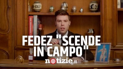 Fedez come Berlusconi: "Scendo in campo perché la politica italiana è una cosa seria"