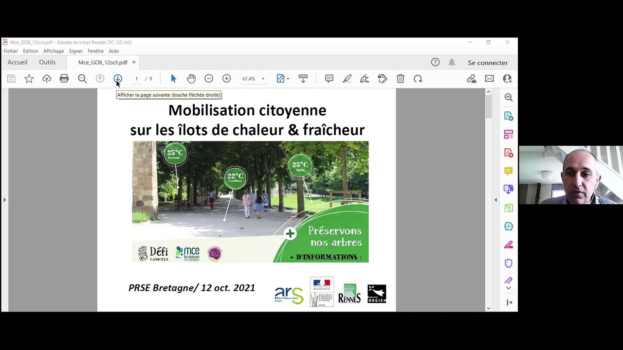 PRSE 3 Bretagne : Webinaire changement climatique