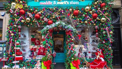 Heel the Love! UK Shoe Store Presents Dazzling Storefront Display Inspired by ‘Elf’!