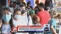 OCTA: Bahagyang tumaas ang naitatalang bagong COVID cases kada araw sa Metro Manila | 24 Oras