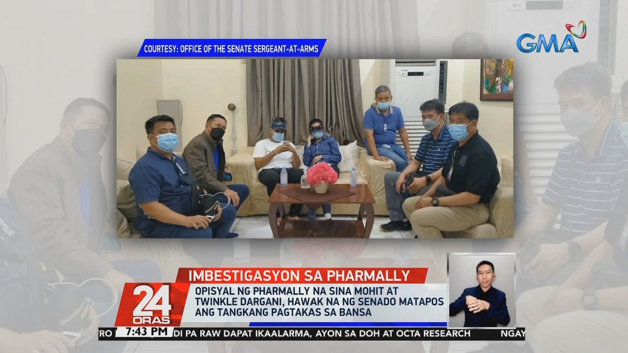 Mohit at Twinkle Dargani, hawak na ng Senado matapos ang tangkang pagtakas sa bansa | 24 Oras