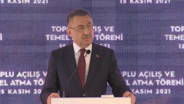 Cumhurbaşkanı Yardımcısı Oktay, Yeni Girne Askeri Hastanesi'nin açılış törenine katıldı