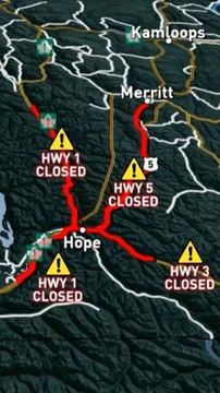 Extreme Rainfall Triggers Flooding, Mudslides, Evacuations In B.C.