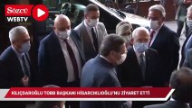 Cumhuriyet Halk Partisi Genel Başkanı Kemal Kılıçdaroğlu,TOBB Başkanı Rifat Hisarcıklıoğlu’nu ziyaret etti.