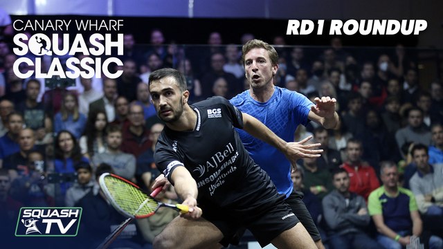 Squash: Canary Wharf Classic 2021 - Rd1 Roundup [Pt.1]