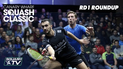 Squash: Canary Wharf Classic 2021 - Rd1 Roundup [Pt.1]