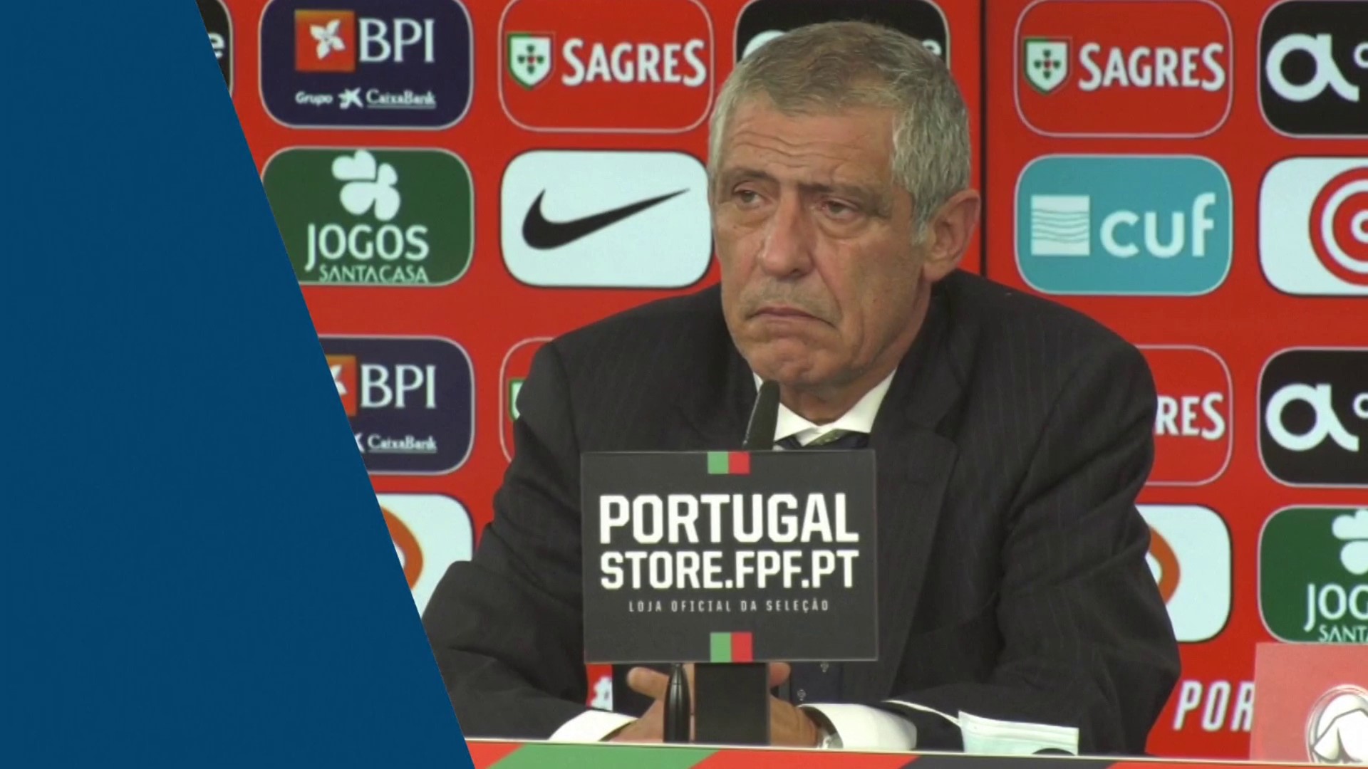 Fernando Santos after Portugal loss