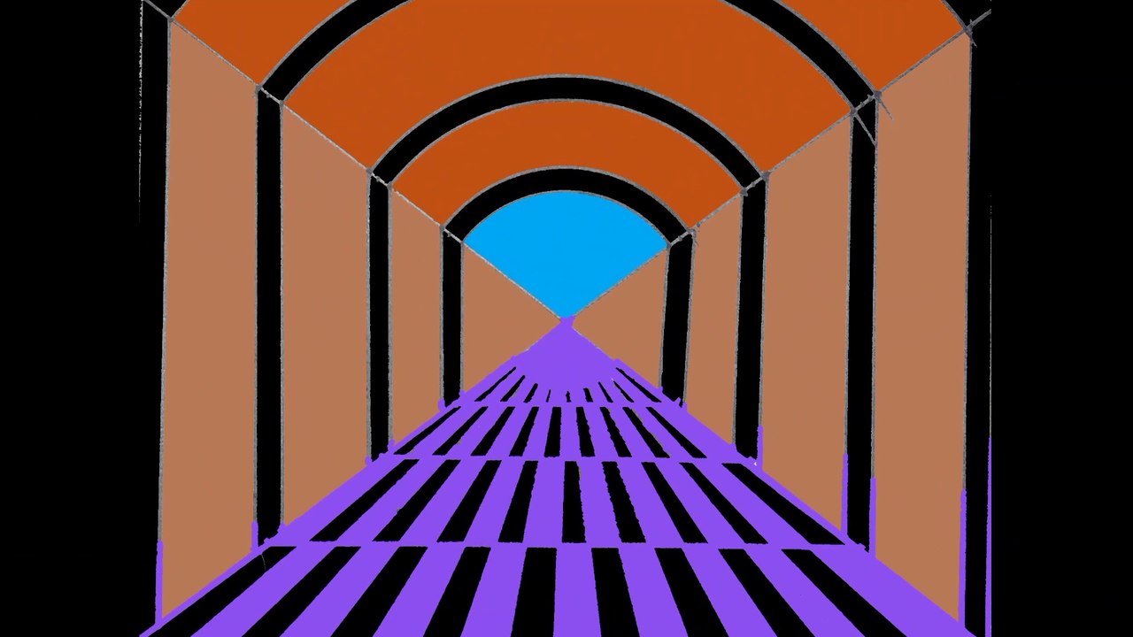 3d wall painting design | sketching at paper | Tunnel Design.