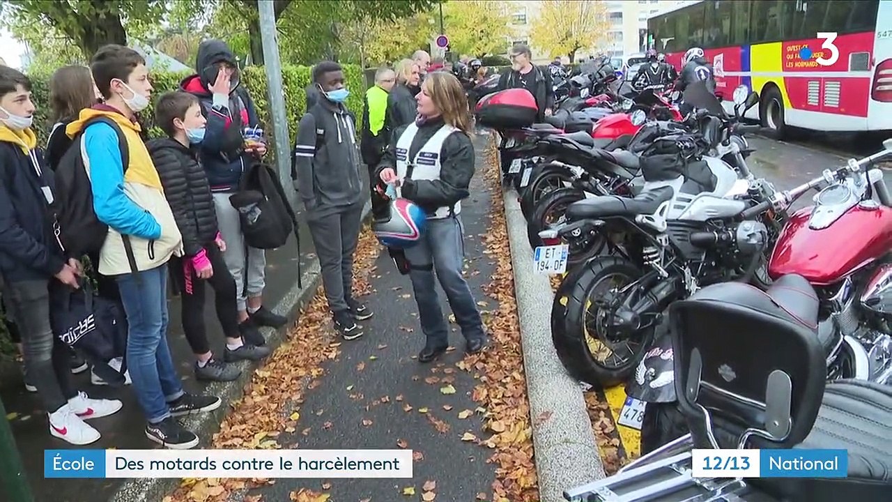 Calvados : des motards se mobilisent pour soutenir des enfants victimes de harcèlement scolaire