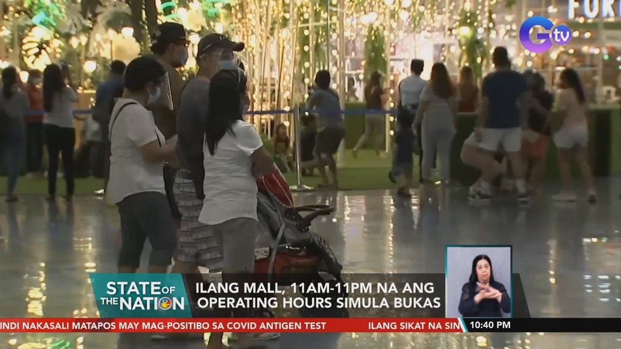 Ilang mall, 11am-11pm na ang operating hours simula bukas | SONA