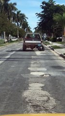 Chevy Driver Ignoring Tire Problem