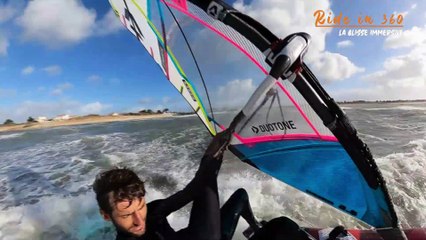 Windsurf vague avec Jean-Mat