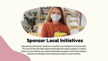 How Your Company Can Help the Community