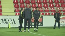 PODGORICA - Karadağ Milli Futbol Takımı, Türkiye maçına hazır