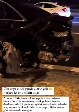 Gazeteci Mehmet Akif Ersoy kaza yaptı