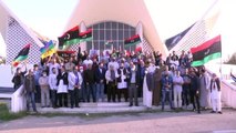Libya'da Seyfülislam Kaddafi'nin devlet başkanlığı adaylığı protesto edildi