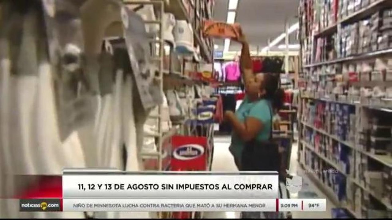 Se aproxima el fin de semana libre de impuestos Vídeo Dailymotion