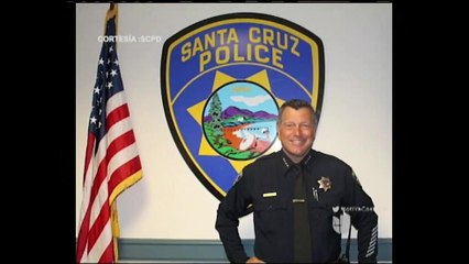 VIDEO:  Primer día jefe de policía de Santa Cruz