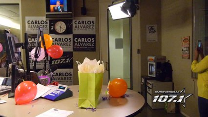 Carlos Alvarez  en La Mañana Morning  Birthday Show