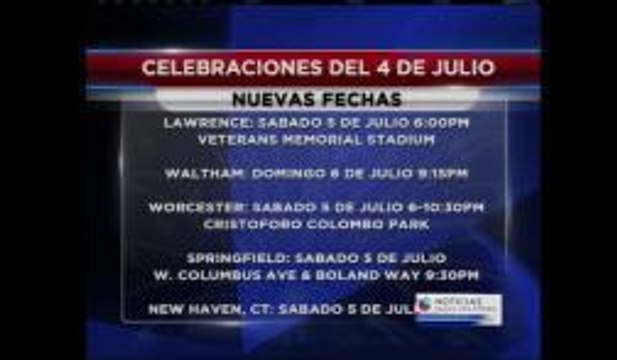 Nuevas fechas para actividades de Independencia