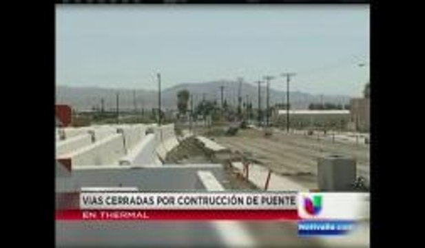 Vías cerradas en Thermal