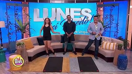 Lunes De ¡Sí Puedo! Stephanie Trabaja Las Piernas Y Christian Dirige...