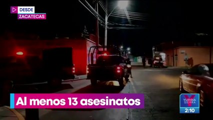 Zacatecas registra uno de los fines de semana más violentos