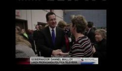 Gobernador Malloy lanza propaganda política televisiva