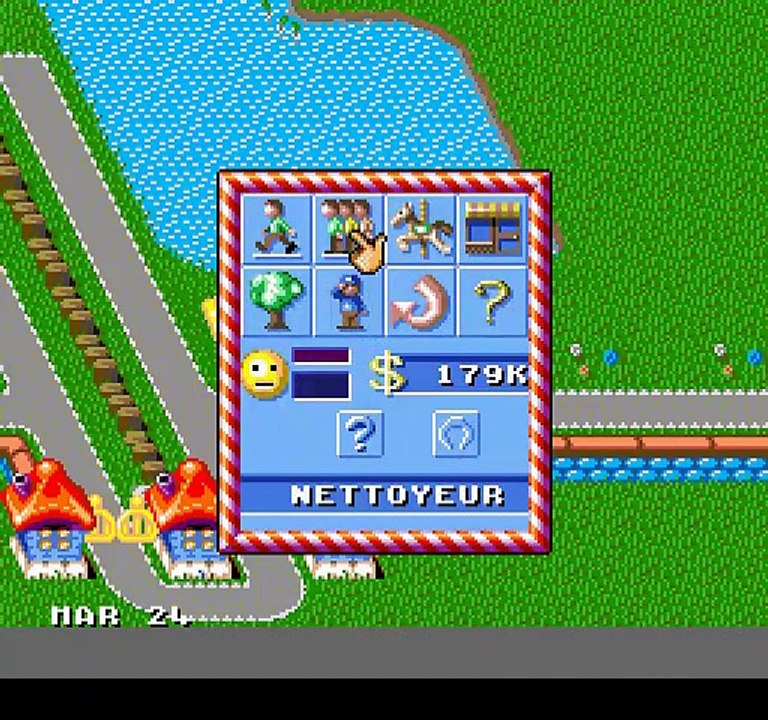 Theme Park online multiplayer - snes