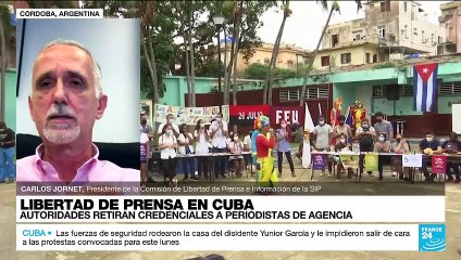 Carlos Jornet: "Con Miguel Díaz-Canel se acentuó la represión y el clima de censura en Cuba"