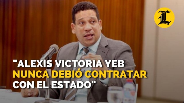 Director de Contrataciones Públicas dice Alexis Victoria Yeb nunca debió contratar con el Estado