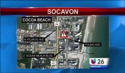Dos socavones se abrieron en el Condado Brevard