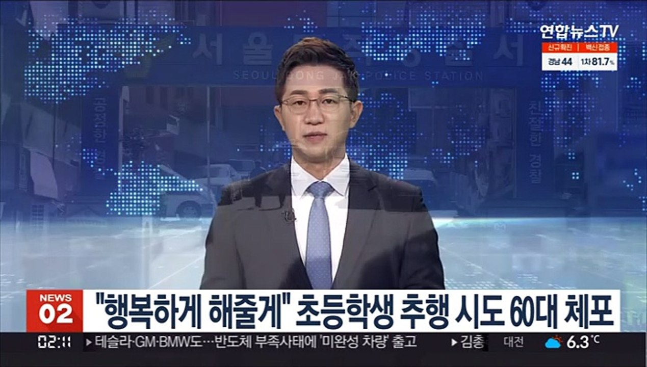 "행복하게 해줄게" 초등학생 추행 시도 60대 체포