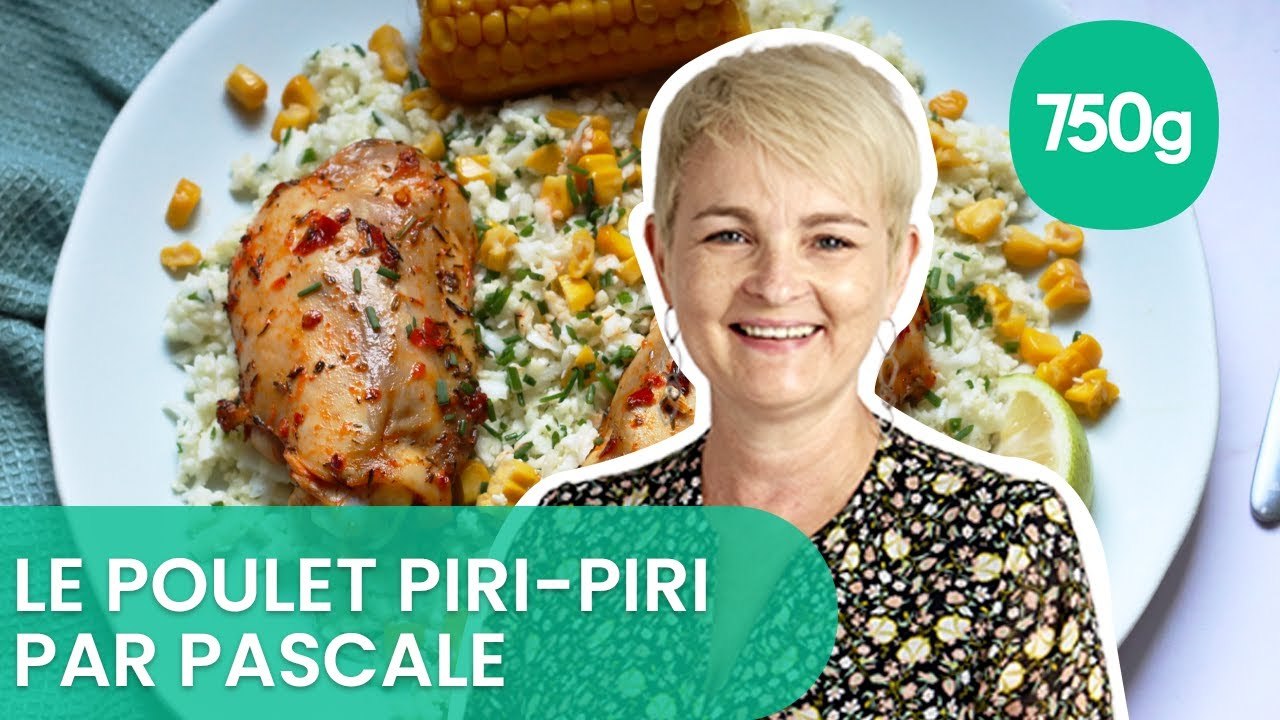 Recette du poulet piri-piri, semoule de chou-fleur et maïs grillé - 750g
