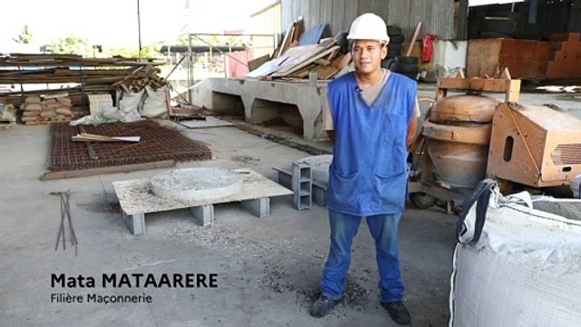 Filière MACCAR – maçon-carreleur. Apprentissage de la maçonnerie et de la pose de carrelage au RSMA-Pf