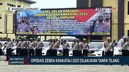 Operasi Zebra Krakatau 2021, Tanpa Upaya Tilang