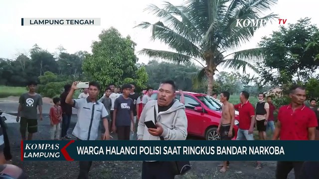 Warga Halangi Polisi Saat Ringkus Bandar Narkoba