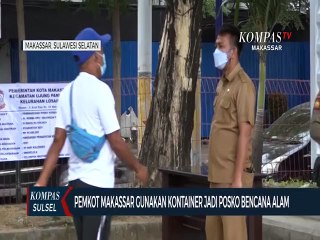 Pemkot Makassar Gunakan Kontainer Jadi Posko Bencana Alam