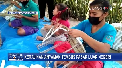 Hebat! Produk Kerajinan Berbahan Mendong Milik Warga Sragen Sudah Ekspor ke Banyak Negara