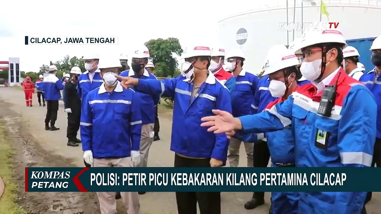 Polisi Sebut Kebakaran Tangki Kilang Pertamina di Cilacap Akibat Tersambar Petir