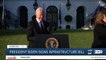 President Joe Biden signs infrastructure bill