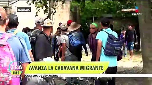 La caravana migrante avanza rumbo a Veracruz