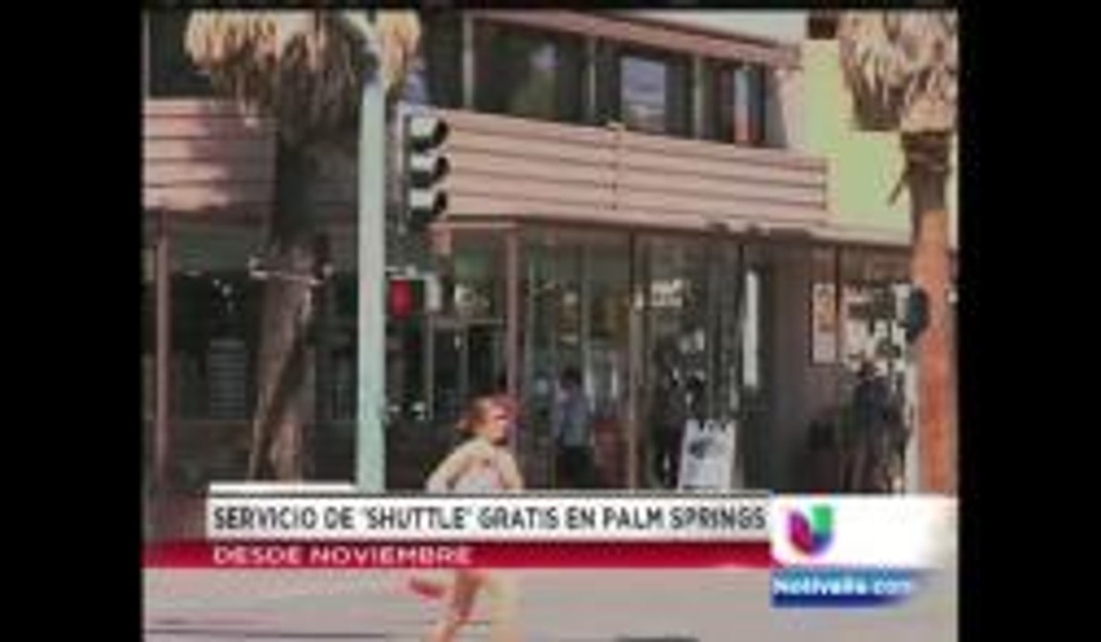Servicio gratis de 'Shuttle' en Palm Springs.