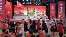 Human Mobile Stage 134,三碟二膊醒獅表演134, Celebrate 100 years of China Communist Party. Kung Fu Lion Dance