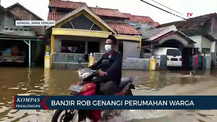 Banjir Rob Genangi Rumah Warga